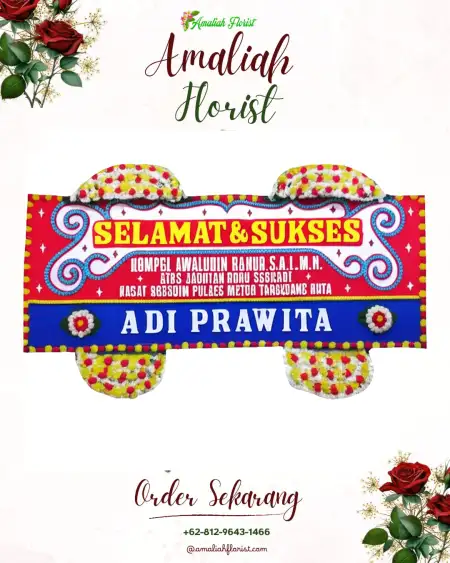 Papan Bunga Ucapan Selamat Gamtufkange